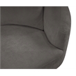 Meridian Furniture Penelope Grey Chenille Fabric Chair