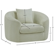 Meridian Furniture Penelope Mint Chenille Fabric Chair