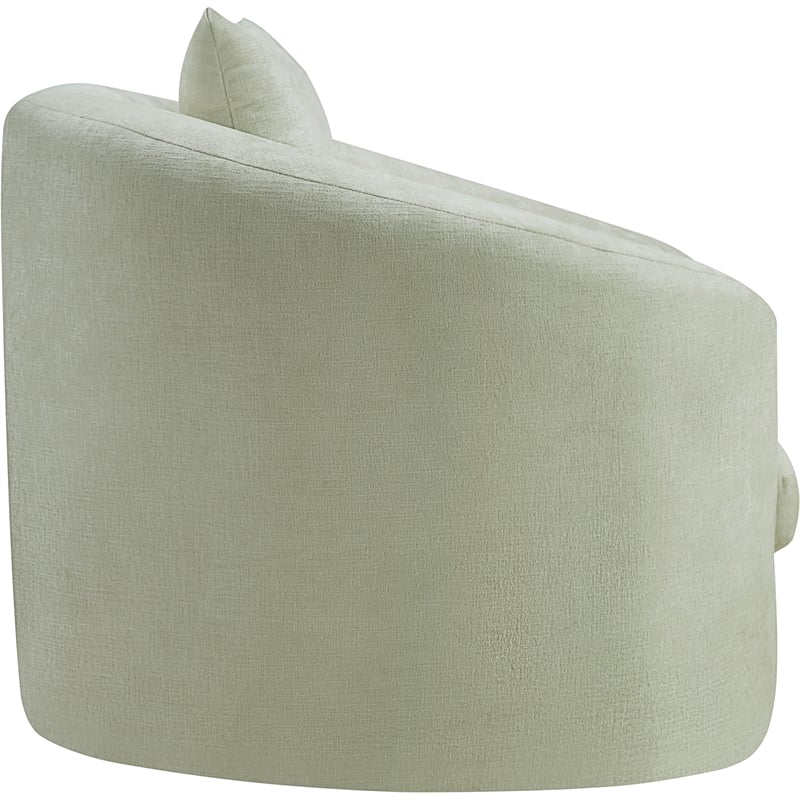 Meridian Furniture Penelope Mint Chenille Fabric Chair