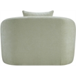 Meridian Furniture Penelope Mint Chenille Fabric Chair