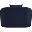 Meridian Furniture Penelope Navy Chenille Fabric Chair