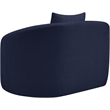 Meridian Furniture Penelope Navy Chenille Fabric Chair