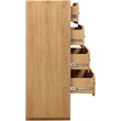 Meridian Furniture Parker Natural Ash Veneer Chest