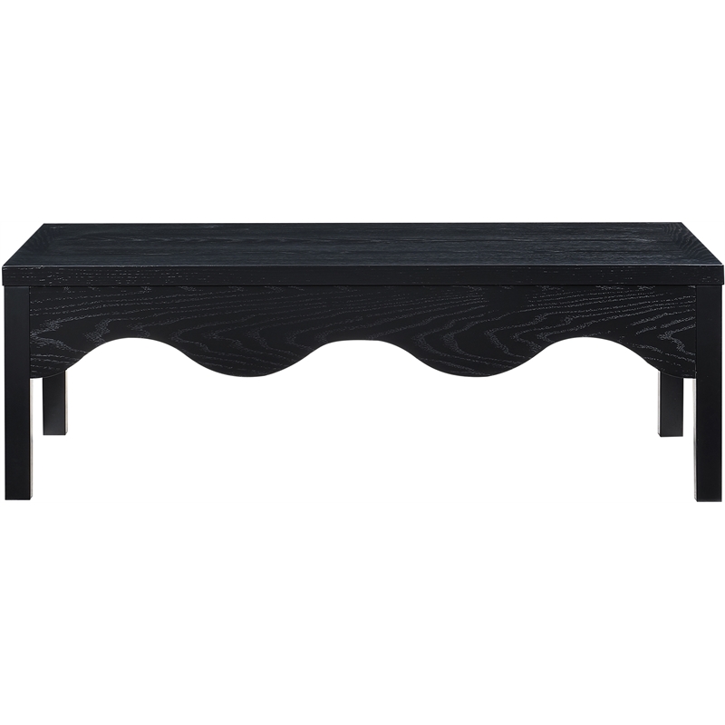 Meridian Furniture Fiora Black Oak Veneer Coffee Table