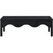 Meridian Furniture Fiora Black Oak Veneer Coffee Table