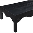 Meridian Furniture Fiora Black Oak Veneer Coffee Table