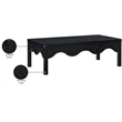 Meridian Furniture Fiora Black Oak Veneer Coffee Table