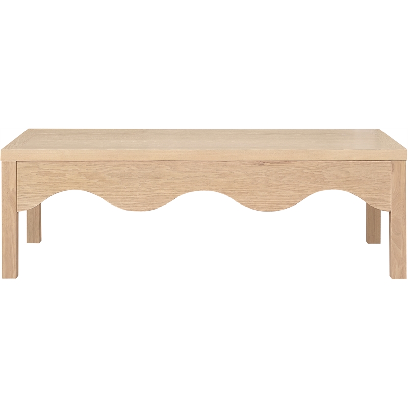 Meridian Furniture Fiora Natural Oak Veneer Coffee Table