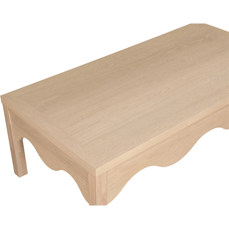 Meridian Furniture Fiora Natural Oak Veneer Coffee Table