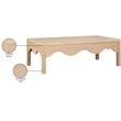 Meridian Furniture Fiora Natural Oak Veneer Coffee Table