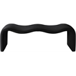Meridian Furniture Willow Black Vegan Leather Bench