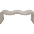 Meridian Furniture Willow Beige Microsuede Corduroy Bench
