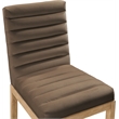 Meridian Furniture Evelyn Brown Velvet Dining Chair