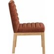 Meridian Furniture Evelyn Cognac Velvet Dining Chair