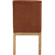Meridian Furniture Evelyn Cognac Velvet Dining Chair