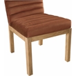 Meridian Furniture Evelyn Cognac Velvet Dining Chair