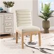Meridian Furniture Evelyn Cream Velvet Dining Chair