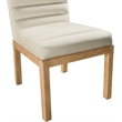 Meridian Furniture Evelyn Cream Velvet Dining Chair