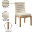 Meridian Furniture Evelyn Cream Velvet Dining Chair