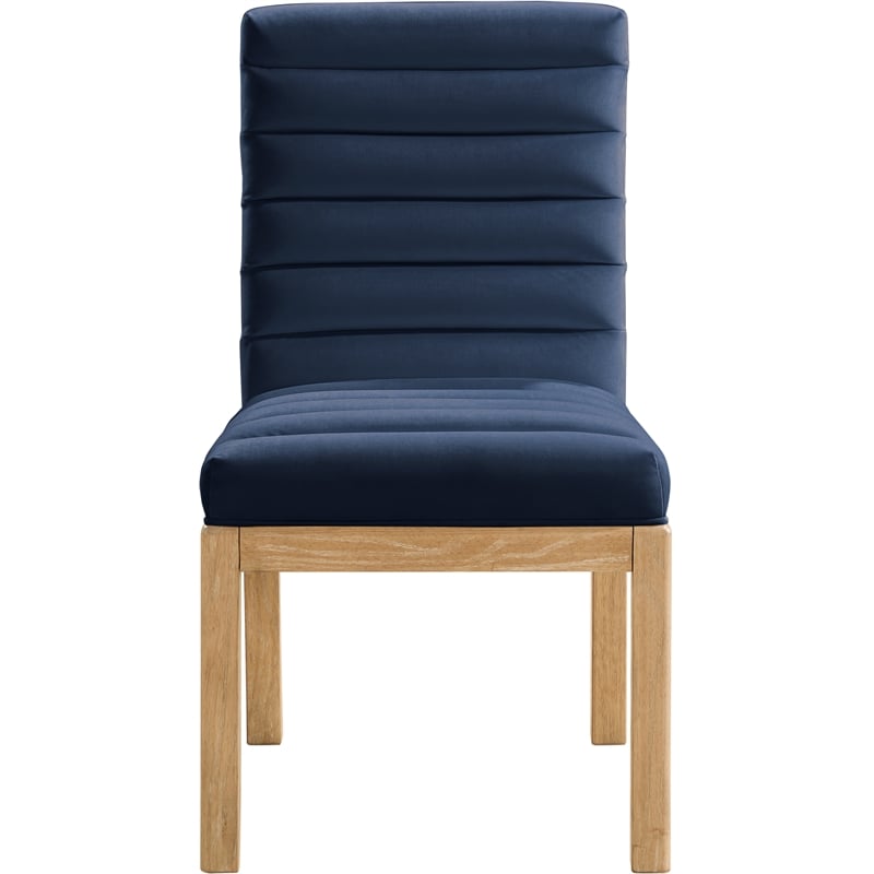 Meridian Furniture Evelyn Navy Velvet Dining Chair