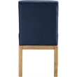 Meridian Furniture Evelyn Navy Velvet Dining Chair