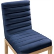 Meridian Furniture Evelyn Navy Velvet Dining Chair