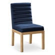 Meridian Furniture Evelyn Navy Velvet Dining Chair