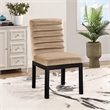 Meridian Furniture Evelyn Beige Velvet Dining Chair
