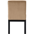 Meridian Furniture Evelyn Beige Velvet Dining Chair