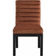 Meridian Furniture Evelyn Cognac Velvet Dining Chair