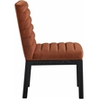 Meridian Furniture Evelyn Cognac Velvet Dining Chair