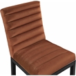 Meridian Furniture Evelyn Cognac Velvet Dining Chair