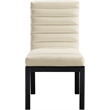 Meridian Furniture Evelyn Cream Velvet Dining Chair