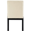 Meridian Furniture Evelyn Cream Velvet Dining Chair