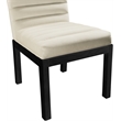 Meridian Furniture Evelyn Cream Velvet Dining Chair