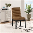 Meridian Furniture Evelyn Saddle Velvet Dining Chair