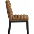 Meridian Furniture Evelyn Saddle Velvet Dining Chair