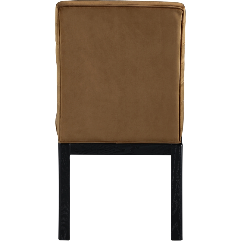 Meridian Furniture Evelyn Saddle Velvet Dining Chair