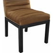 Meridian Furniture Evelyn Saddle Velvet Dining Chair
