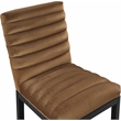 Meridian Furniture Evelyn Saddle Velvet Dining Chair