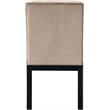 Meridian Furniture Evelyn Taupe Velvet Dining Chair