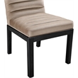 Meridian Furniture Evelyn Taupe Velvet Dining Chair
