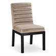 Meridian Furniture Evelyn Taupe Velvet Dining Chair
