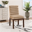 Meridian Furniture Evelyn Beige Velvet Dining Chair