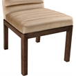 Meridian Furniture Evelyn Beige Velvet Dining Chair