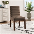 Meridian Furniture Evelyn Brown Velvet Dining Chair