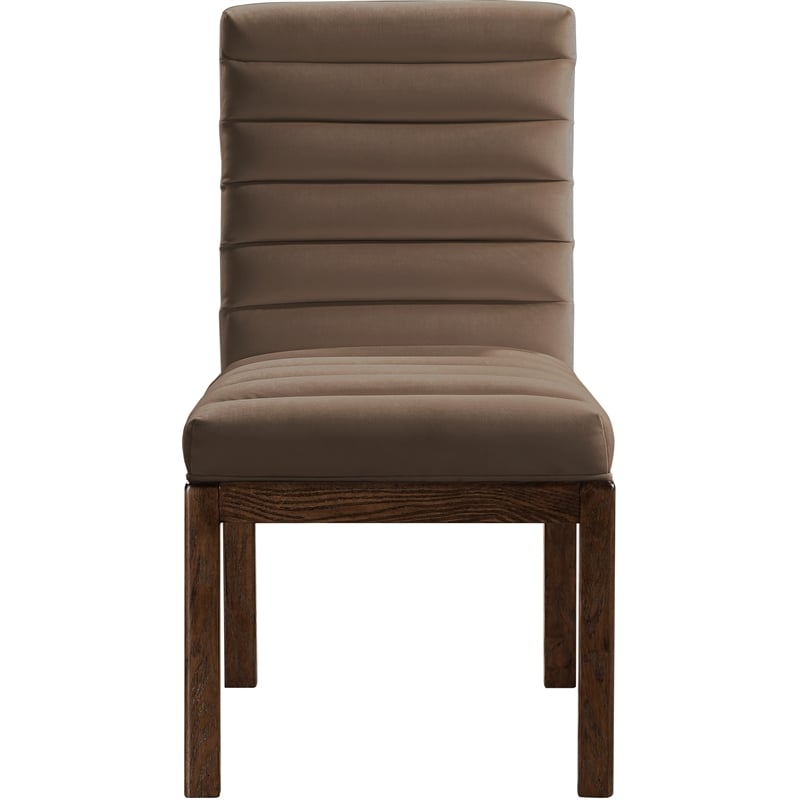 Meridian Furniture Evelyn Brown Velvet Dining Chair