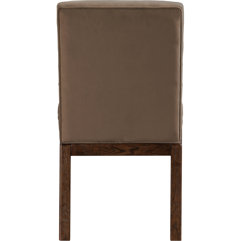 Meridian Furniture Evelyn Brown Velvet Dining Chair