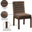 Meridian Furniture Evelyn Brown Velvet Dining Chair