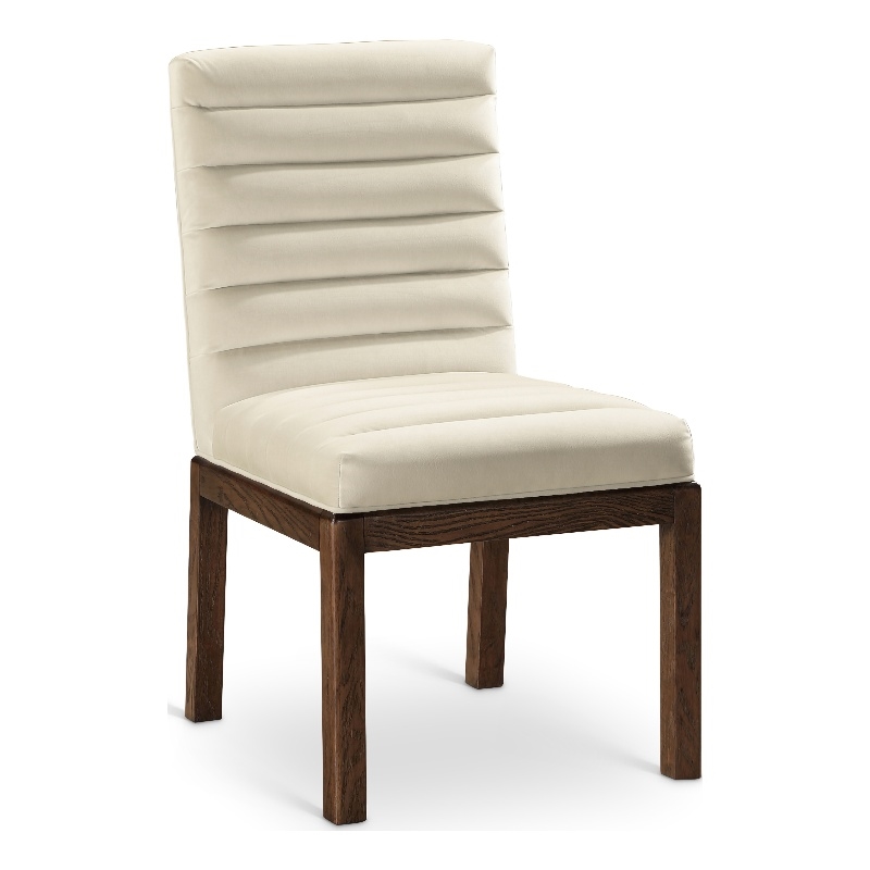 Meridian Furniture Evelyn Cream Velvet Dining Chair